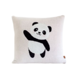 Panda Pillow in Soft Pink or Azul