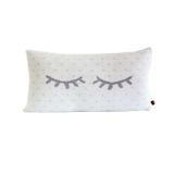 Lash Polka Dot Pillow in Soft Pink