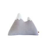 Mountain shaped pillow in Argento and White